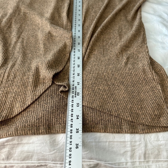 Freeloader Women's Tan/Brown Open Long Sleeve Duster Cardigan Sweater Size M/L - Picture 11 of 12